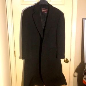 Evan Picone Wool Overcoat Large